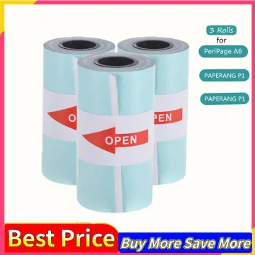 White Color Sticker Label Thermal Paper Rolls for Photo Printer