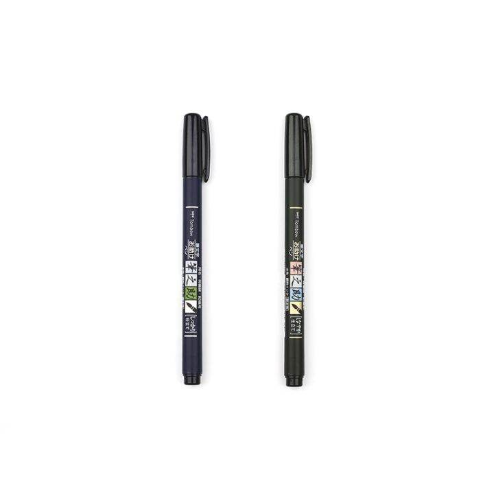 1pc-tombow-fudenosuke-brush-pen-soft-and-hard-tip-art-marker-black-ink-for-calligraphy-art-drawings-sketch-lettering-pens