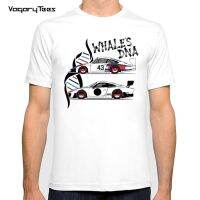 New Summer Fashion Men T-Shirts WhaleS Dna Essential T-Shirt Car Print T-Shirt Casual Tops Funny Tees White Short Sleeve