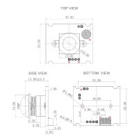 USB2.0 Webcam Board Clearer Image Camera Module สำหรับ Windows สำหรับเครื่องโฆษณา