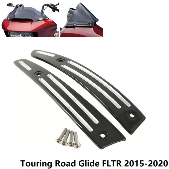 black-split-windshield-side-trim-for-touring-road-glide-fltr-2015-2020