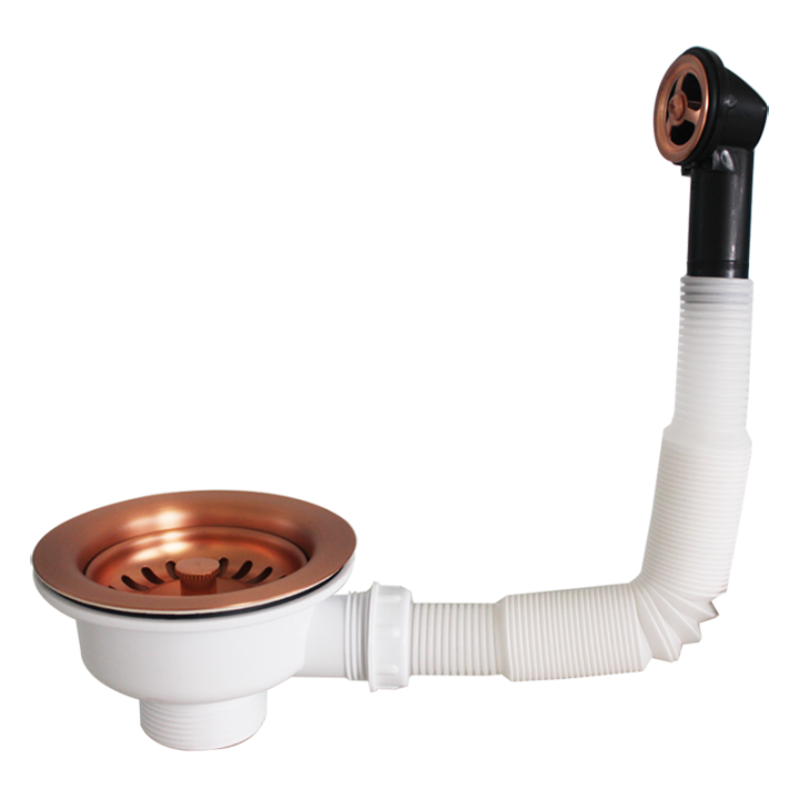 Talea Drain Kitchen Sink Strainer 11.4CM Rose Gold Color With