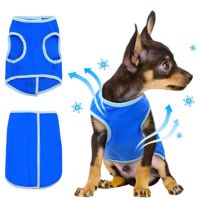 Clothing For Vest Blue Clothes T-shirt Puppy Cooling Jacket Coat