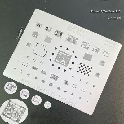 【NEW】 LucienFor Nand บัดกรีสำหรับชิป Amaoe Pro A13 CPU BGA เหล็กอัลลอยด์ดีบุก IC Reballing แม่แบบแฟลชลายฉลุสูงสุด11แรมโทรศัพท์11