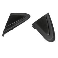 Exterior Wing Triangle Cover Black Wing Triangle Cover Plastic Wing Triangle Cover Rearview Mirror Trim for 4 9N Sedan 2007 2009 2010 6Q0853273A 6Q0853274A