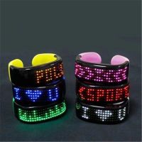 Led Flashing Night Running Arm Belt halloween Bracelet Light Up Christmas Wristband Club Party Bar Cheer Luminous Glow Stick