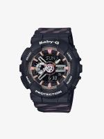 Baby-G นาฬิกาข้อมือผู้หญิง Casio Baby-G Black Dial Black  รุ่น BA-110CH-1ADR ของแท้ 100% มีการรับประกัน 1 ปี คืนสินค้าภายใน 15 วัน  Ralunar