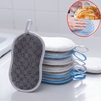 Multifunctional Sponge Cleaning Sided Dishes Scouring