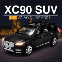 1:32 VOLVO XC90 SUV รถอัลลอย Dieccasts &amp; Toy รถยนต์ของเล่นโมเดลรถโลหะแบบจำลองรถของเล่นจำลองสูงสำหรับเด็ก