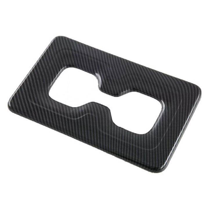 car-carbon-fiber-abs-interior-rear-back-seat-water-cup-holder-panel-trim-frame-for-mitsubishi-outlander-2022-2023