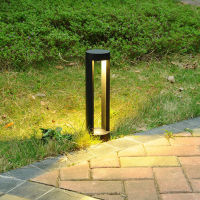 Thrisdar Outdoor Garden Pathway Lawn Light Backyard Villa Landscape Pole Pillar Lamp Park Street Road Path Bollards Light