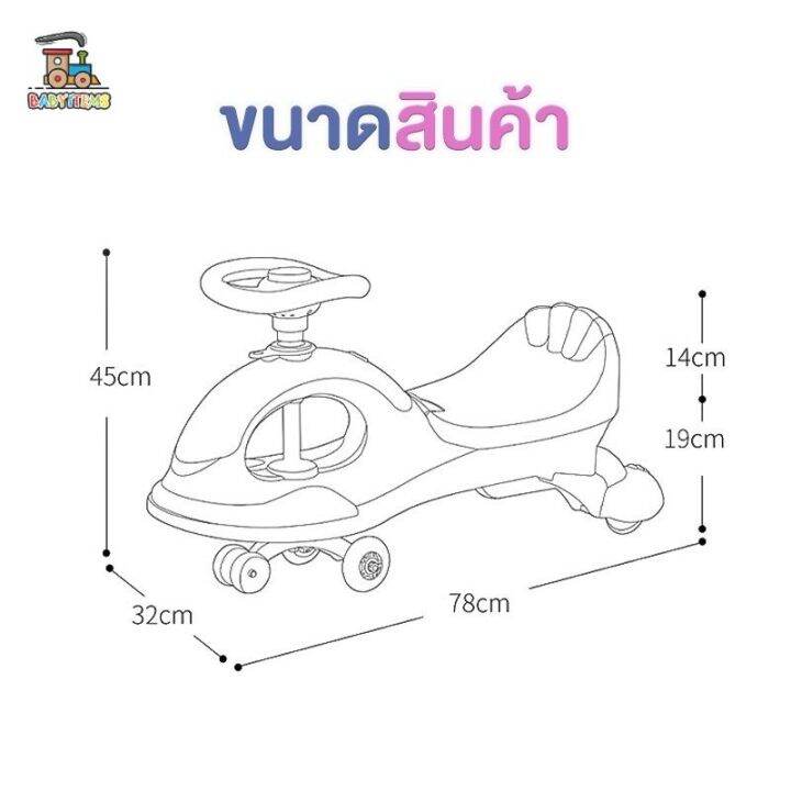 รถดุ๊กดิ๊ก-ขาไถ-พวงมาลัยหมุนได้-360-มีไฟวิบวับ-เสียงดนตรี-แตร-สายลากจูง-a5