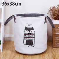 EVA Thickened Laundry Basketfor Dirty Clothes For Kids baby Toys Storage Hampe Foldable Cartoons Printing Home Receive Bag