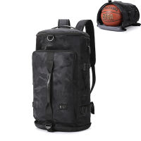 Camo Gym Backpack Waterproof basketball bag men women athletic sneaker bag Sport Rucksack big shoulder bag with shoe compartment