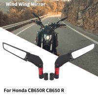 สำหรับฮอนด้า CB650R CB650 R กระจกย้อนกลับมองหลังข้างแบบปีกลมกระจกรถจักรยานยนต์อเนกประสงค์