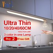Buy 2 Get Free Gift Vimite LED Motion Sensor Night Light 3 Color Lamp