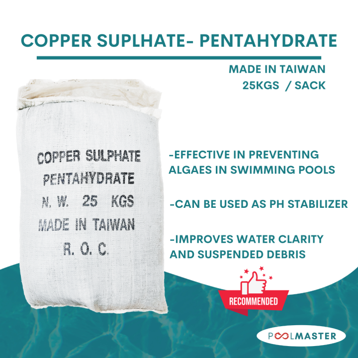 Copper Sulphate Pentahydrate for Swimming Pool Lazada PH