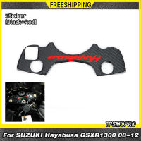 สำหรับSUZUKI Hayabusa GSXR1300 08-12คาร์บอนไฟเบอร์แบบถังแก๊สCap Padปกสติ๊กเกอร์อุปกรณ์มอเตอร์ไซค์