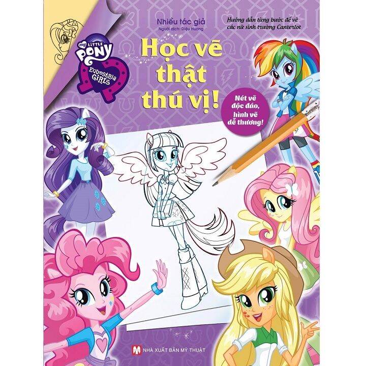 Sách My Little Pony - Rainbow Rocks - Học Vẽ Thật Thú Vị! (Hình ... - học vẽ My Little Pony Rainbow Rocks: Hãy khám phá tài năng của mình thông qua cuốn sách vẽ My Little Pony Rainbow Rocks. Với những hướng dẫn đơn giản và cách vẽ dễ hiểu, bạn sẽ có một niềm vui thật sự khi học cách vẽ nhân vật My Little Pony Rainbow Rocks.