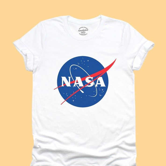 การออกแบบเดิมเสื้อยืด-นาซ่า-nasa-logo-ไซส์-s-5xl