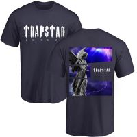 Trapstar London Classic Printed Men Tshirts Breathable Cotton Loose Gildan