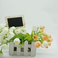 10pcslot Hollowed Beard Square Blackboard Mini Wedding Party Decor Wood Blackboard memo Message board