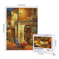 Auberge De Savoie Restaurant Wooden Jigsaw Puzzle 500 Pieces Educational Toy Painting Art Decor Decompression toys 500pcs