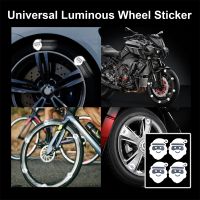 【cw】 4PCS Car Sticker Hub Emblem Badge Claus Stickers Caps Motorcycle Accessories 【hot】