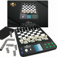 Top 1 Chess Set Board Game, Electronic Voice Chess Academy Classical 8 in 1 Computer Voice Teaching System, Teach Chess Strategy, Chess Sets Games Lovers