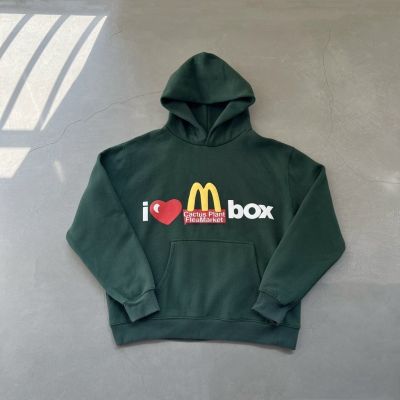 CPFM Co-Branded Mcdonalds 22FW Foam Print Niche Fleece Hooded Sweatshirt Hoodie High Street