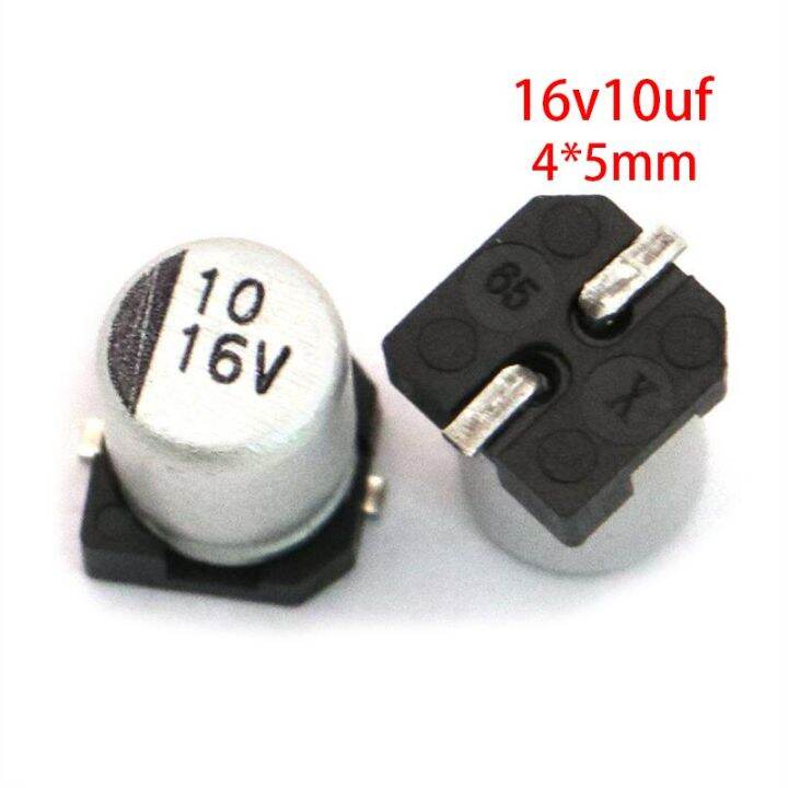 ตัวเก็บประจุชนิดอลูมิเนียมอิเล็กโต100-10ชิ้น-smd-10v-16v-25v-35v-47uf-50v-220uf-470uf-1000uf-10uf-22uf-330uf-2200uf-150uf-uf