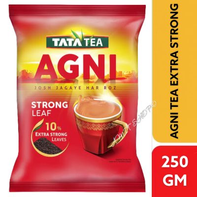Tata Tea Agni ( EXTRA STRONG ) 250g กรัม ใบชาอินเดีย.