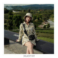 [VALENTIER] FW20 LIMITED ENGLISH GARDEN JACQUARD JACKET DRESS เดรส เดรสลายดอกไม้ เดรสแฟชั่น เดรสผ้าทอ เดรสแจ็คเก็ต เดรสผู้หญิง พิเศษ