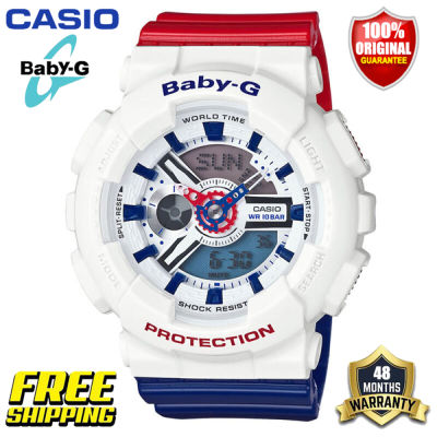 ต้นฉบับ Baby-G BA110 นาฬิกาข้อมือสตรีกีฬากันกระแทกกันน้ำ 100M พร้อมรับประกัน 4 ปี BA-110TR-7A (คลังสินค้าพร้อม)