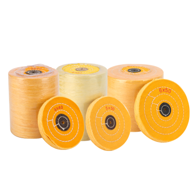 10ชิ้นล็อตทุกขนาดผ้าฝ้ายสีเหลืองขัดล้อขัดผ้าฝ้ายผ้าสำลีผ้าทันตกรรมเครื่องประดับขัดล้อขัด Consumibles