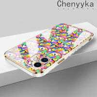 เคส Chenyyka สำหรับ iPhone 11 11 Pro 11 Pro Max,เคสมือถือการ์ตูนสีสันหมีกรอบซิลิโคนใหม่เคสกันกระแทกฝาครอบหลังป้องกันเลนส์กล้อง