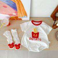 Baby clothes summer package fart garment thin section newborn baby boys jumpsuits day the full moon of one hundred summer