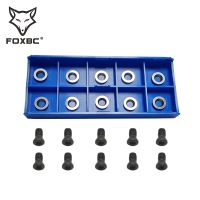 FOXBC Ci5 8.9mm Round Carbide Inserts Cutters สําหรับ DIY Lathe Wood Turning เครื่องมือ อุปกรณ์เสริม 10pcs