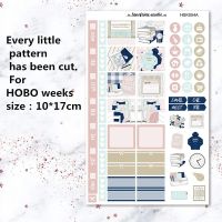 Daily Stationery stickers Weekly Label Decorative Sticker DIY Planner Diary Stickers Suitable for Hobonichi Weeks Stickers  Labels