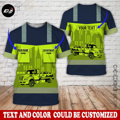 2023 Customized Name And Color Tow Truck All Over Printed Clothes SUf261