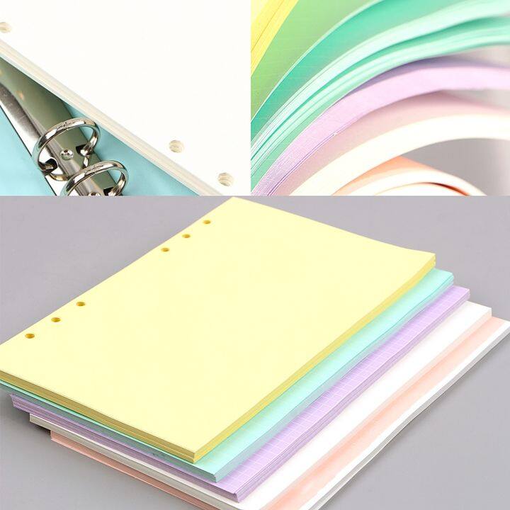 fashion-colorful-notebook-accessories-a5-a6-color-planner-inners-filler-papers-40-sheet-set-inside