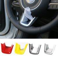 ▥◑ NHAUTP 1Pcs ABS Car Interior Decoration Steering Wheel U-Shaped Trim Sticker For Jeep Renegade 2015 For Jeep Compass 2017