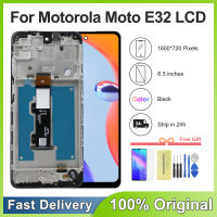 6.5 ต้นฉบับสำหรับ Motorola Moto E32จอแสดงผล LCD Touch Screen Sensor Digitizer Assembly เปลี่ยน,สำหรับ Moto E32จอแสดงผลกรอบ