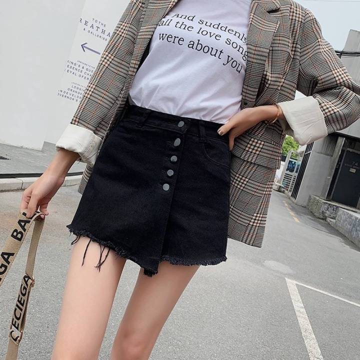 fashionjeans-shop-กางเกงกระโปรงแฟชั่นแบบใหม่พร้อมส่ง-สไตล์เกาหลี-รุ่น-2036
