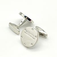 LAN CA Cufflinks Classic French Shirt Accessories Luxury Jewelry For Men 4 Colours Circular Mirror Surface Cuff Link