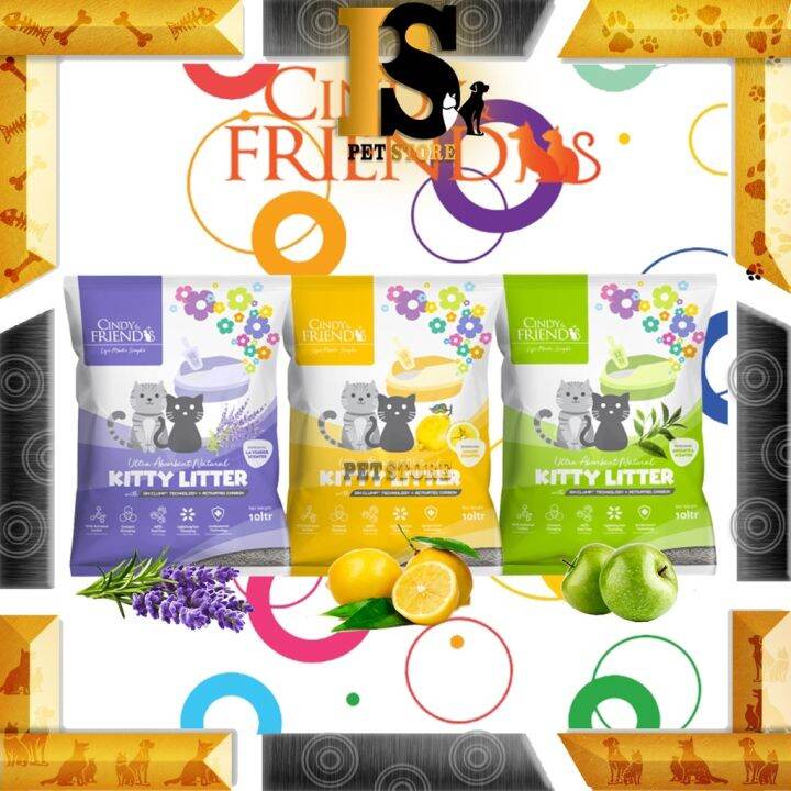 Cat litter Cindy Friend Cindy and Friends Cat Litter 5L Lazada