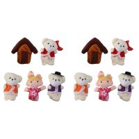 Lot of 10 Pcs Finger Puppets Fairytale Fairy Tale Goldilocks and Three Bears