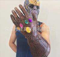 สต็อกของโรงงาน ธานอส ถุงมืออินฟินิตี้รอบ Marvel หน้ากากลาเท็กซ์ฮาโลวีนใหม่