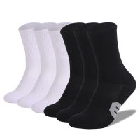 6 Pairs Sports Running Socks MenWomen Performance Outdoor Thick Cushion Sweat-absorbent Athletic Walking Hiking Mid-tube Sock