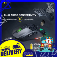 เกมมิ่งเมาส์ไร้สาย เมาส์เกมมิ่ง Nubwo NM98 Wireless Gaming Mouse สีดำ ชาร์จแบตฯ รองรับการคลิก 10ล้านครั้ง พร้อมส่ง สินค้ารับประกัน 1 ปี